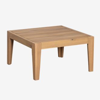 Sklum Sklum - Tavolino Da Giardino Quadrato 60x60 Cm In Legno Di Acacia Filips