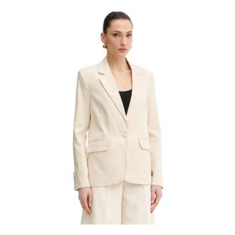 Silvian Heach Jassen, Dames, Beige, XL, Polyester, Pillik Blazer