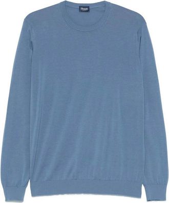 Drumohr Long Sleeve Crew-Neck Sweater