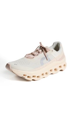 On Mens Cloudmonster Sneakers, Moon | Fawn, 6.5 UK
