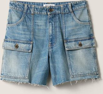 Miu Miu Denim Bermudas