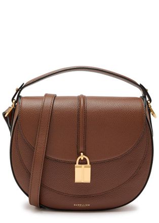 DeMellier Siena Grained Leather Saddle bag - Tan - One Size