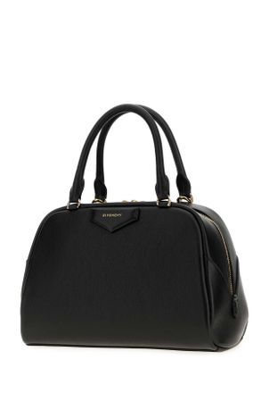 Givenchy Womens Black Leather Medium Antigona East-West Soft Handbag Borse A Mano Bag