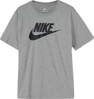 Nike Sportswear Alphabet Logo Printing Round Neck Short Sleeve Gray BV0629-063