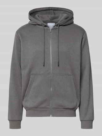 Jack & Jones Jack & Jones Sweatjacke mit Kapuze Modell BRADLEY in Anthrazit, Gr&ouml;&szlig;e XXL