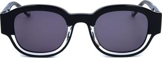 Kartell KL502S 01 Mens Sunglasses Black Size 49