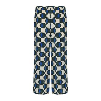 Max Mara Dames, Broeken, Veelkleurig, Maat: S Zijde