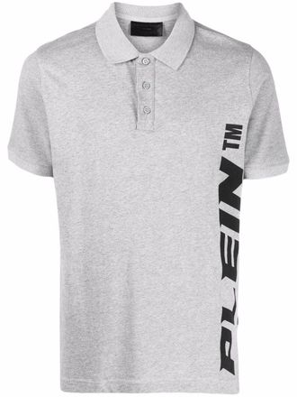 Philipp Plein Polo con logo - Grigio