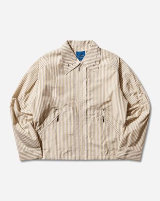 Asics Novalis Mirbelioids Jacket Brown Stripe