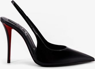 Christian Louboutin D&eacute;collet&eacute; Slingback Miss Z in vernice - CHRISTIAN LOUBOUTIN - gender_Woman
