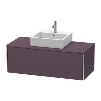 Duravit Mueble De Pared Duravit Xsquare 120,0 X 54,8 Cm, 1 Extra&iacute;ble, Color (frente/cuerpo): Berenjena Seda Laca Mate - Xs490209494