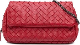 Bottega Veneta Pre-owned Bottega Veneta Mini Nappa Intrecciato Expandable Chain Flap Crossbody Ladies 2HTAU8D3UU5PFI4J