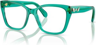Swarovski Transparant Groene Brillenmonturen - unisex - Brillen - Groen - 53 MM - Accessoires