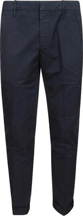 Dondup Heren, Broeken, Blauw, Maat: W38 Katoen