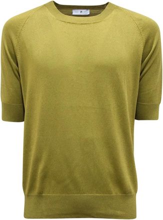 PT01 Pt01, Truien & Vesten, Heren, Groen, L, Groene Gebreide Trui TL 4Sgm 070Geg