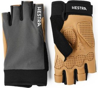 Hestra Bike Guard D3O Short 5 Finger Handschuhe - Unisex | grau