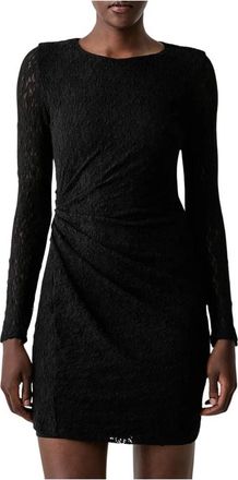 Marella Lace Mini Jurk - Dames - Jurken - Zwart - Maat: S Synthetisch