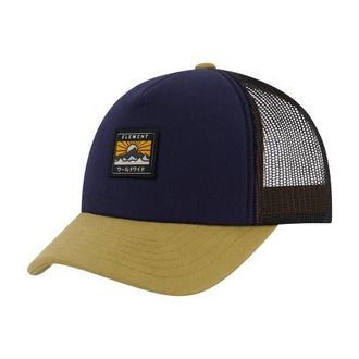 Element Logo Trucker Hat with Mesh Back and Snapback Closure in Indigo at Nordstrom