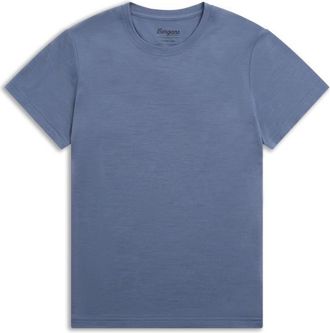 Bergans Merino Light Tee Merinoshirt f&uuml;r Damen | blau/grau