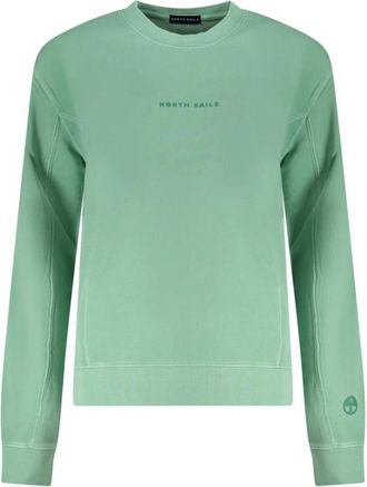 North Sails Mujer, Sudaderas, Verde, Talla: S