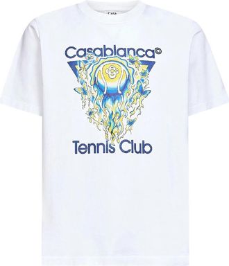 Casablanca Tennis Club Graphic-print T-shirt