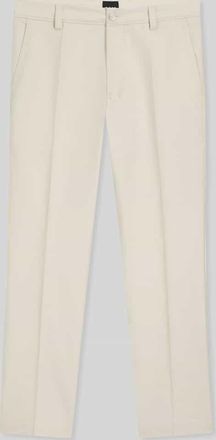 HUGO BOSS Regular Fit Hose aus Baumwoll-Mix Modell C-KENT in Offwhite, Gr&ouml;&szlig;e 33/32