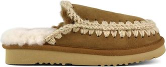 Mou Eskimo Slipper - Dames - Pantoffels - Bruin - 36 EU - Wol - Schoenen