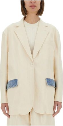 Moschino Donna, Giacche, Beige, M, new