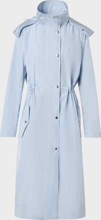 Akris Techno Parachute Hooded Parka Coat