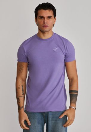 Siksilk Mens Lilac Essentials T-Shirt XXL