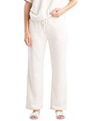 Natori Quilted Geo Knit Jacquard Straight Leg Pant