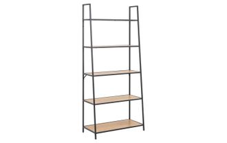 AC Design Regal »Seaford 77 x 36 x 174.5 cm, Eiche/Schwarz matt«