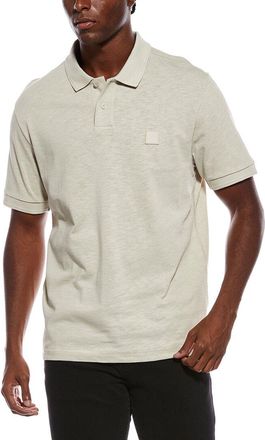 HUGO BOSS Linen-Blend Polo Shirt