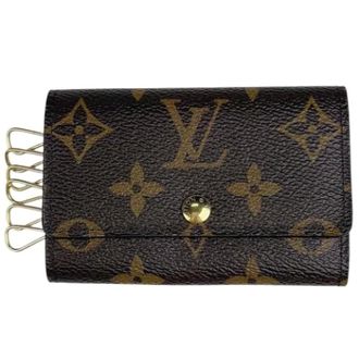 Louis Vuitton Pre-owned Accessories, female, Brown, Size: ONE SIZE Pre-owned Canvas Keycase