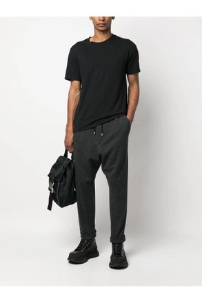 Balmain LOW CROTCH FLANNEL TROUSERS Size: 50, colour: GREY