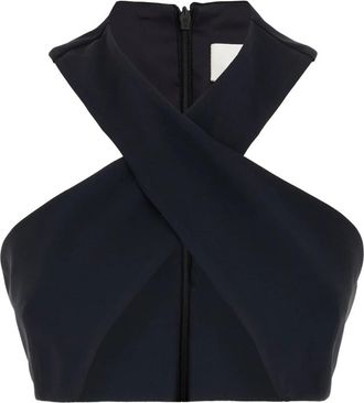 Seafarer Cross-neck Zip Top - Dames - Tops zonder mouwen - Zwart - S - Tops
