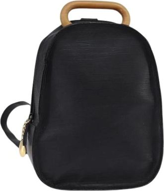 Bally Pre-owned Leren Rugzak - Dames - Vintage Rugzakken - Zwart - ONE Size - Leer - Vintage