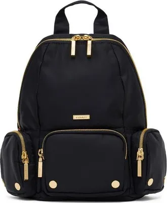 Hammitt Hunter Medium Nylon Cargo Backpack in Black Nylon Cargo/gold at Nordstrom