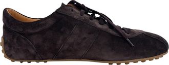 Tod's TodS Pre-owned Mens Low Top Sneakers in Brown Suede - Size UK 9