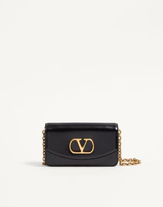 Valentino Garavani Clutch Valentino Garavani Vain In Vitello Lucido Donna NERO UNI