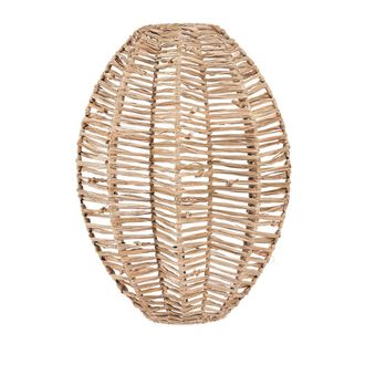 Bazar Bizar Aplique de rafia en marr&oacute;n 30x15x40cm