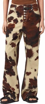 AllSaints Tay Carpenter Jeans in Cow Print at Nordstrom, Size 29