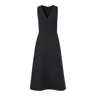 Fendi Kleedjes, Dames, Zwart, XS, Wol, Abito