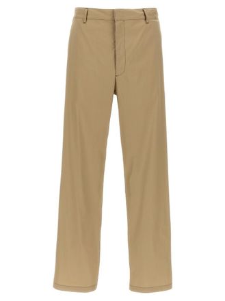 Prada Beige Regular Flat Front Pant