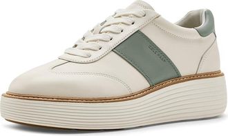Cole Haan Originalgrand Max Platform Sneakers Womens Snow Shoes Powder/Lily Pad Leather : 10.5 B - Medium