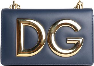 Dolce & Gabbana Dames, Tassen, Blauw, Maat: ONE Size Leer
