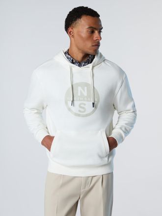 North Sails Hoodie Met maxi logo print