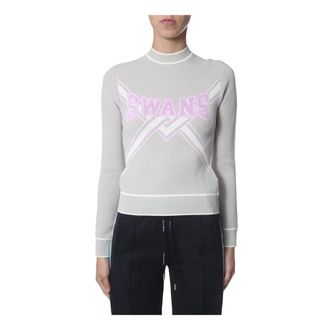 Off-white Sweatshirts, female, Gray, Size: M Off-White Sweaters Grey
