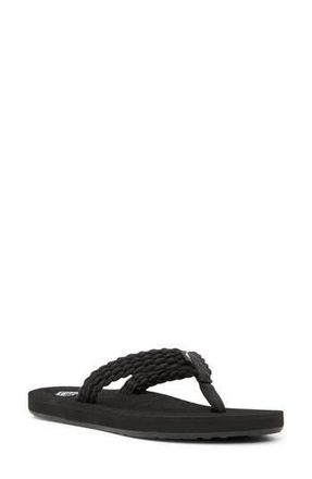 Roxy Porto IV Flip Flop in Black at Nordstrom Rack, Size 11