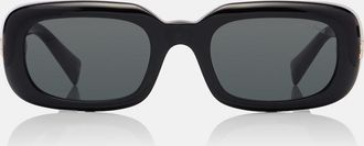 Miu Miu Gafas de sol rectangulares con logo